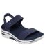 Womens/ladies Go Walk 2.0 Arch Fit Sandals Navy Skechers-1