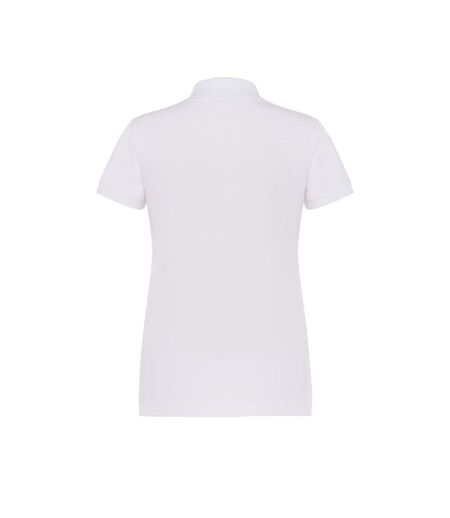 Polo Motif/style Uni Femme Blanc JHK