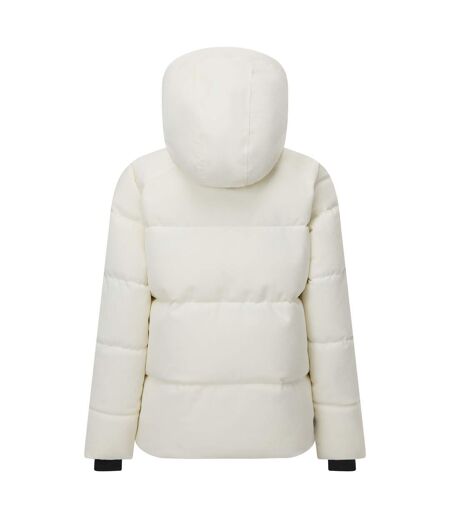 Blouson De Ski Uni À Capuche Et Doublure Duveteuse Allure Cord Femme Blanc Dare 2B