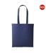 Lot de 2  sacs de courses unis taille unique bleu marine Nutshell-1