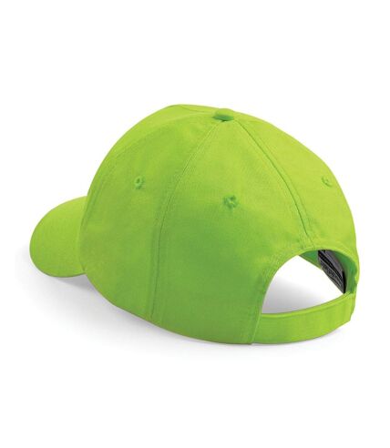 Beechfield Unisex Plain Original 5 Panel Baseball Cap (Pack of 2) (Lime Green) - UTRW6698