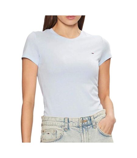 T-shirt bleu femme tommy hilfiger tjw - l