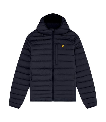 Mens stretch quilted jacket dark navy Lyle & Scott