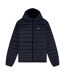 Mens stretch quilted jacket dark navy Lyle & Scott