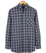 SEDETEX L100 — Chemise à carreaux manches longues bleue : chaleur en Coton gratté et dos long 100 cm-2