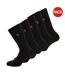 Pack Of 5  Mens Kinley Dress Socks  Black Farah-1