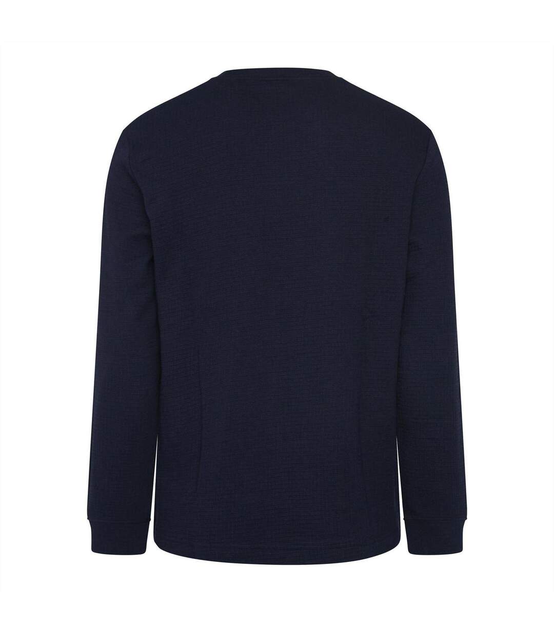 Haut De Pyjama Motif/style Structuré Austin Homme Bleu Marine Hugo-2