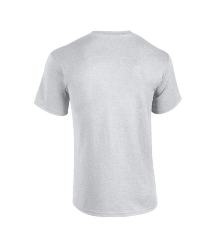 Gildan Unisex Adult Plain Cotton Heavy T-Shirt (Ash) - UTPC5953