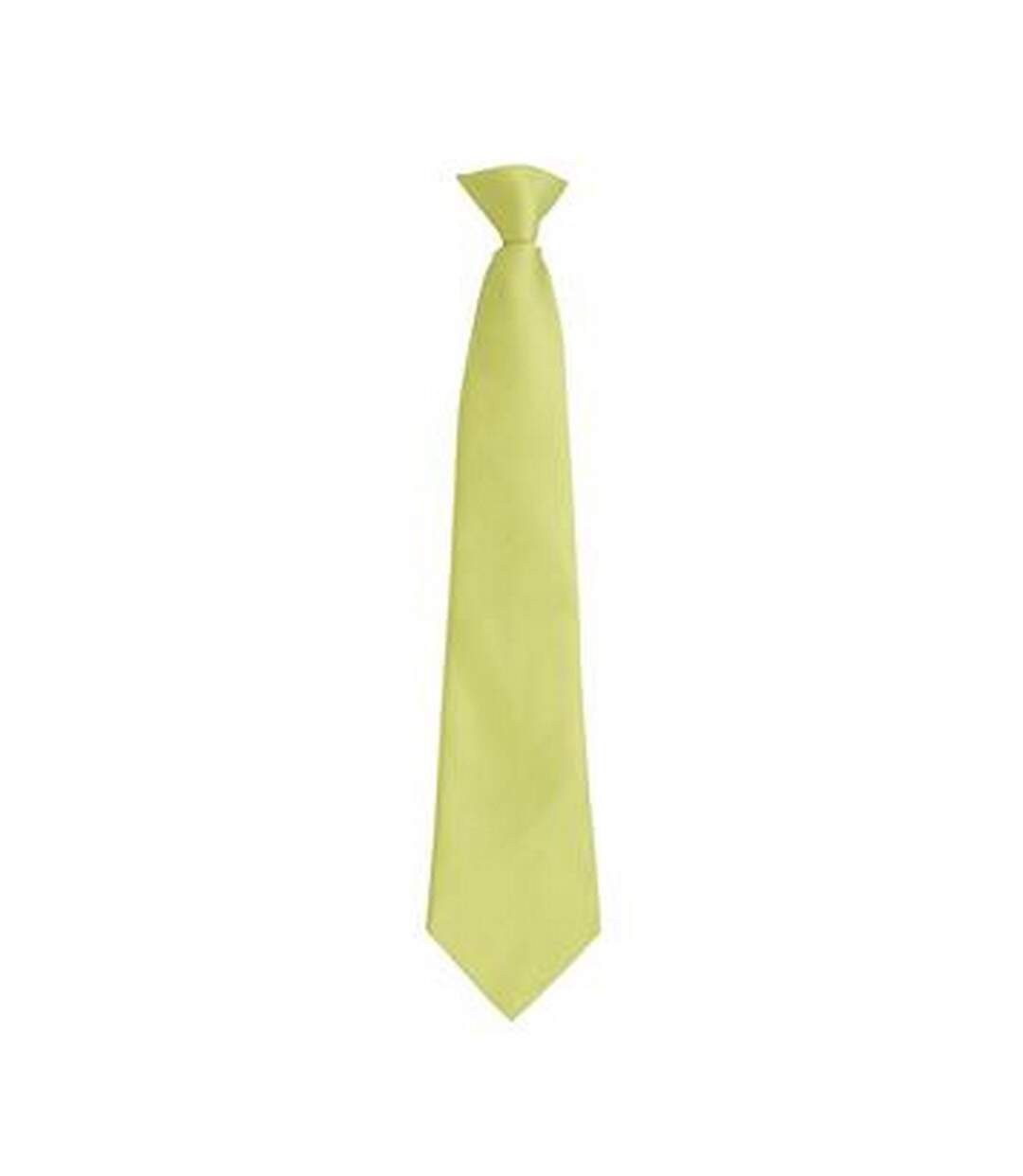 Premier Mens Fashion ”Colours” Work Clip On Tie (Lime) (One Size) - UTRW1163-1