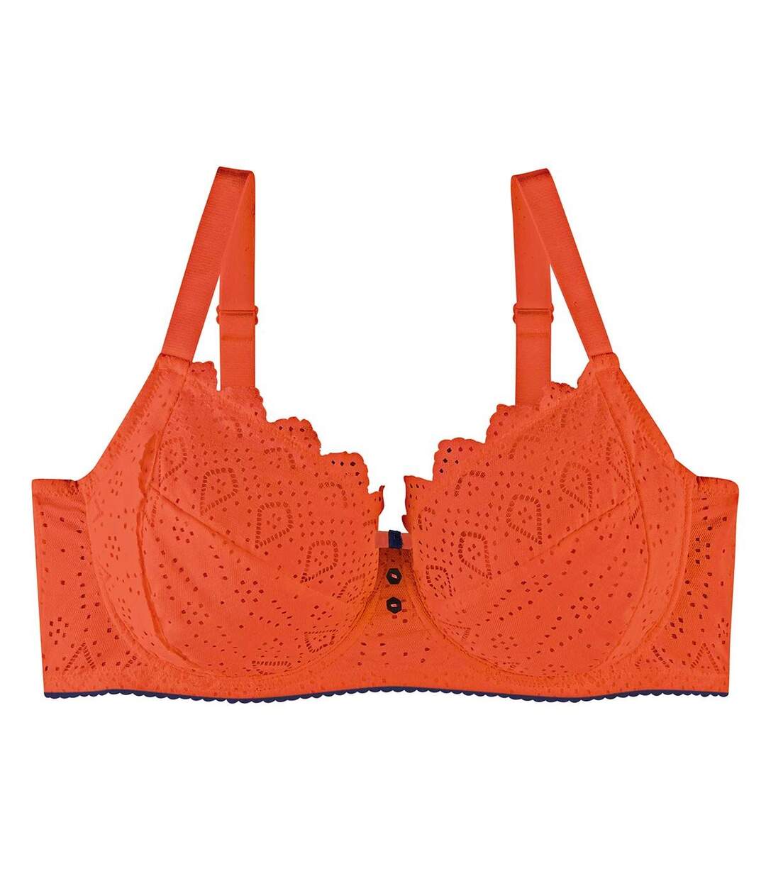 Soutien-gorge grand maintien orange Magma-1