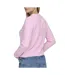 Pull rose femme only half button-2