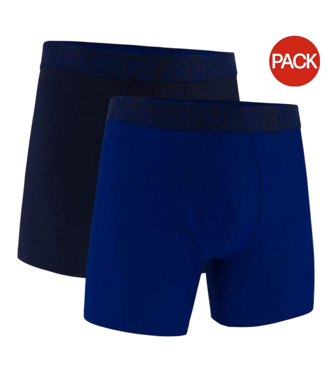 Lot De 2  Boxers Tech Homme Gris Bleu Chiné Under Armour-2