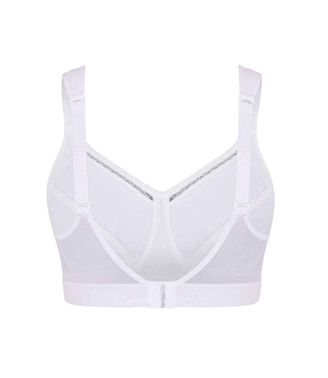 Womens/ladies Classic Shock Absorber Sports Bra White Champion-3
