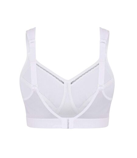 Womens/ladies Classic Shock Absorber Sports Bra White Champion