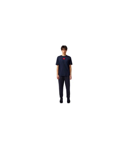 T-shirt Motif/style Logo Sur Poitrine Diragolino Homme Bleu Foncé Hugo