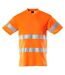 T-shirt Safe Classic Homme Orange Fluo Mascot-1