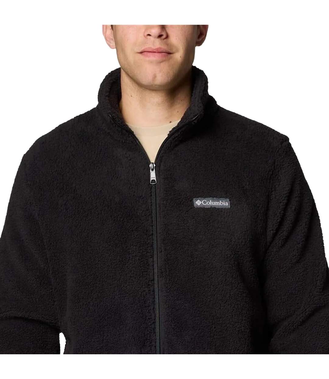 Mens Thornhead Full Zip Fleece Black Columbia-4