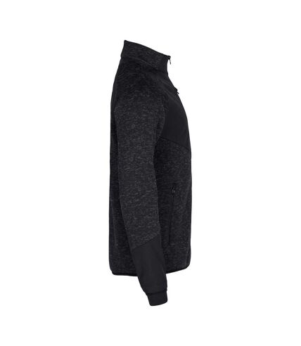 Clique Mens Haines Fleece Jacket (Black) - UTUB381