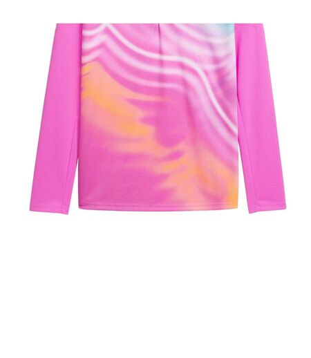 Mens Graphic Print Drill Top Pink Black Puma