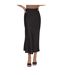 Womens/ladies Ellette Midi Skirt Black Vila-4