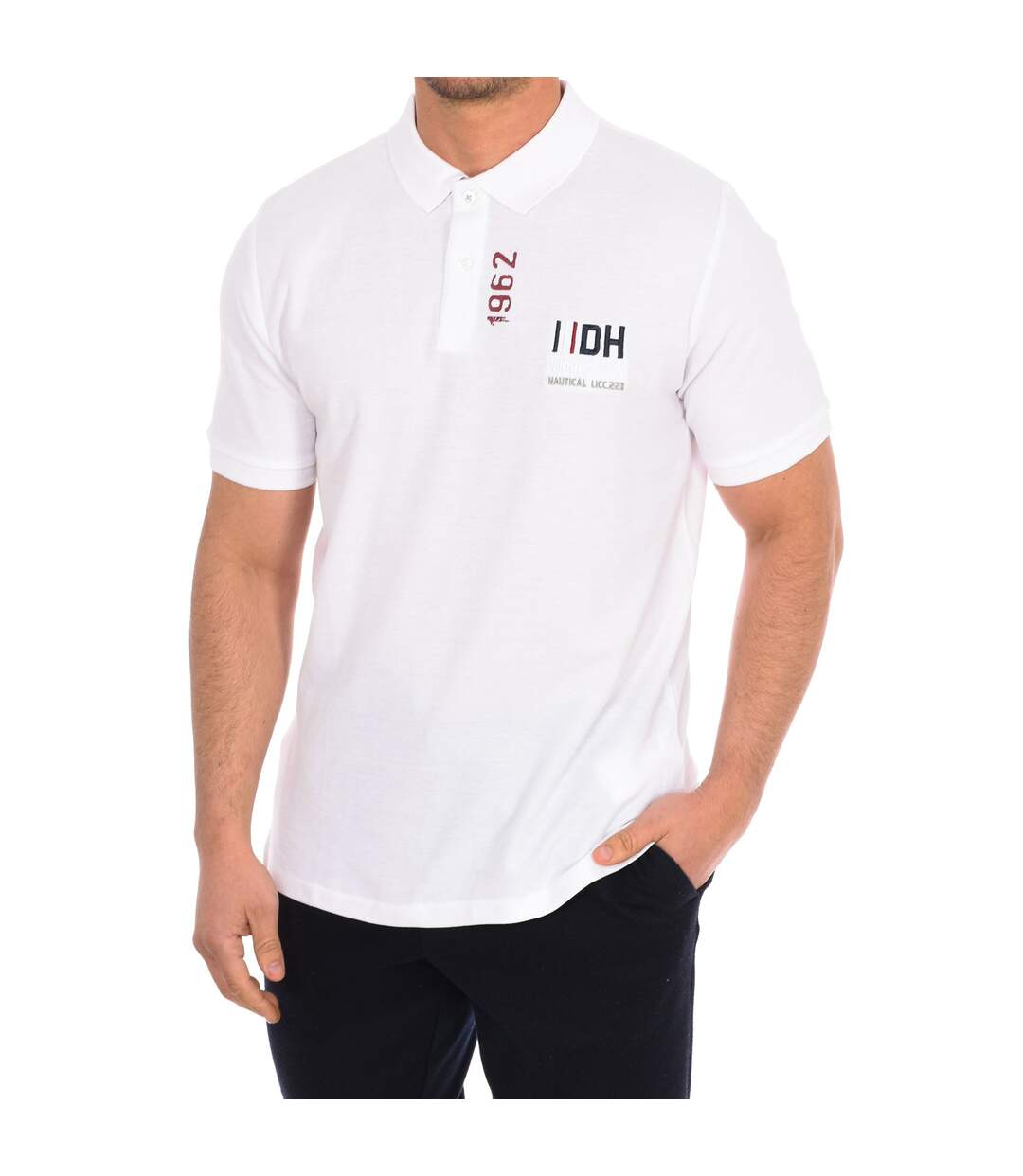 Short-sleeved polo shirt 75107-181990 men-1