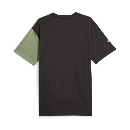 T-shirt Noir/Vert Homme Puma Statement - S