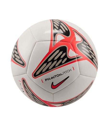 Ballon De Foot Motif/style À Panneaux Phantom Taille 5 Blanc Rouge Nike