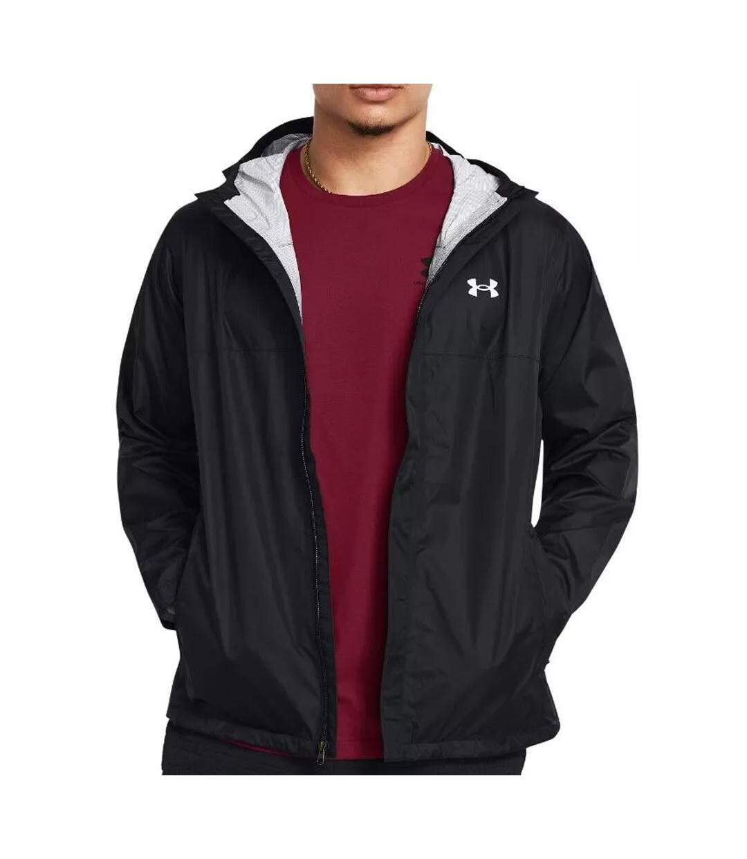 Veste de pluie noir homme under armour cloudstrike-1