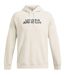 Mens Rival Raglan Drawstring Hoodie White Under Armour-1