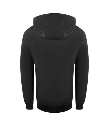 Unisex Adult Small Logo Full Zip Hoodie Black Ice Iceberg