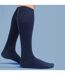 3 Pack Mens Long Knee High Lightweight 100% Cotton Soft Breathable Socks-3