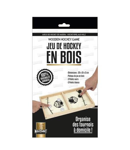 Jeu de Hockey en Bois Palets 35cm Naturel
