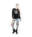 Disney - Sweat MICKEY MOUSE NY KICKING - Femme (Noir) - UTBI8748-4