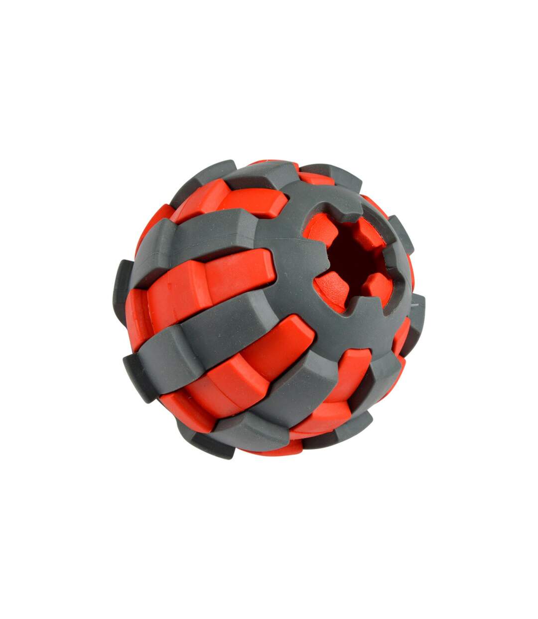 Jouet pour Chien Distributeur Balle 7cm Rouge-1