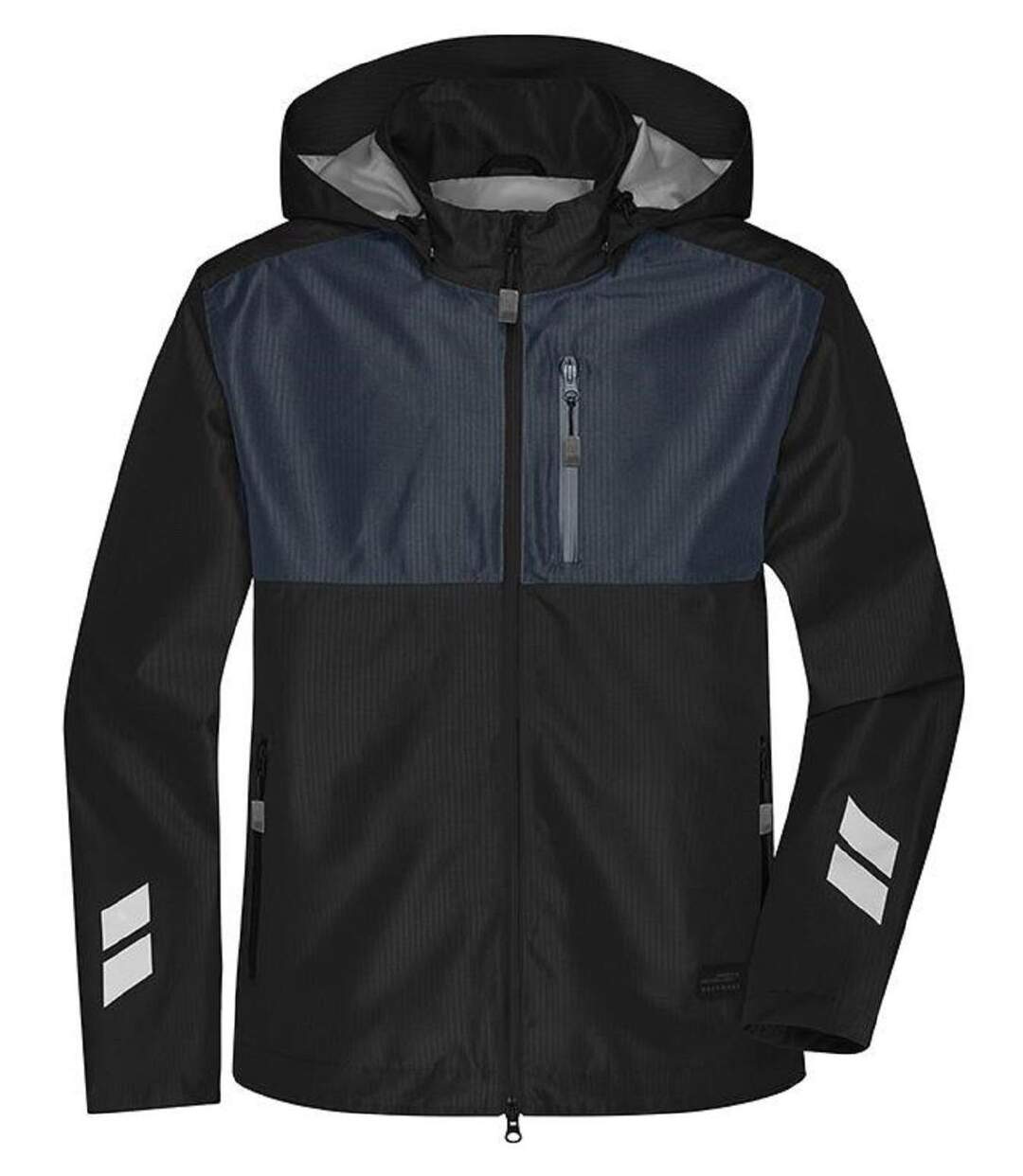 Veste de travail Hardshell - Unisexe - JN1814 - noir et carbone