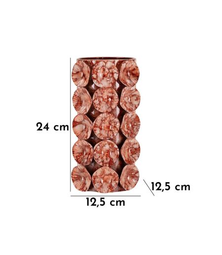 Vase Design Drop 24cm Rouge