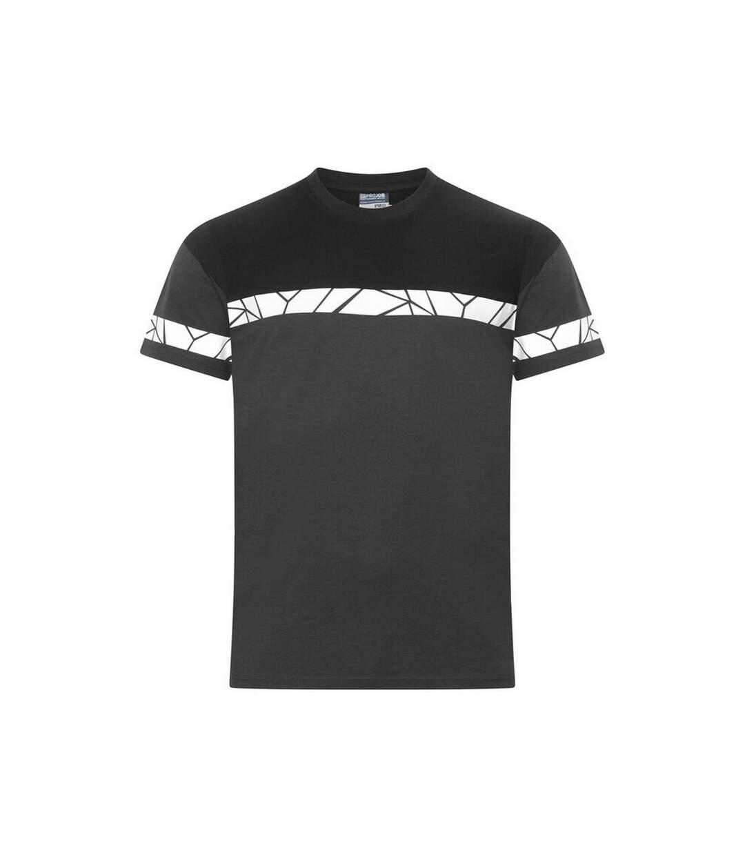 T-shirt Progression Homme Gris Noir Projob-1