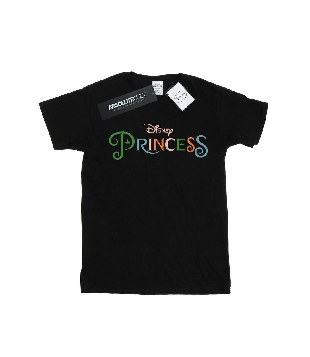 Disney Princess - T-shirt COLOUR LOGO - Femme (Noir) - UTBI42746-1