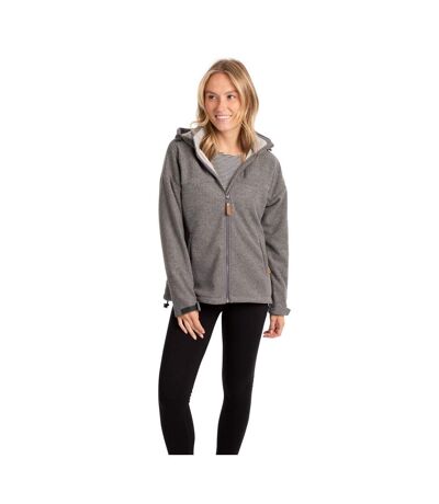 Womens/ladies Rosa Jacket Dark Grey Marl Trespass