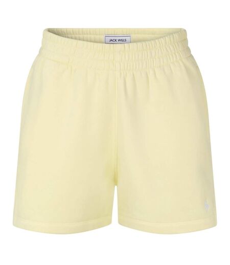 Womens/ladies Astbury Boyfriend Shorts Buttercream Jack Wills
