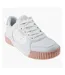 Bejo - Baskets BATES - Fille (Blanc / Rose / Jaune) - UTIG2280-1
