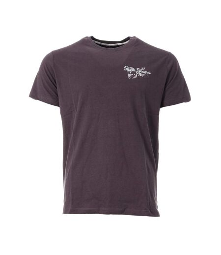 T-Shirt noir homme pepe jeans tonal - l