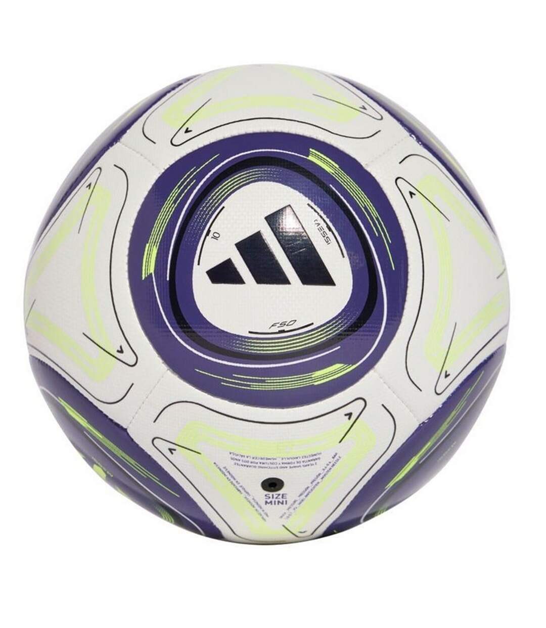 Mini Ballon De Foot Style Lionel Messi Taille 1 Bleu Blanc Vert Adidas-1