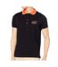 Polo Noir/Orange Homme Diesel Maglietta - M