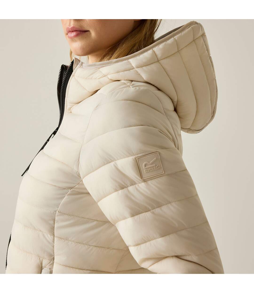 Womens/ladies Haile Padded Jacket Light Vanilla Regatta-4