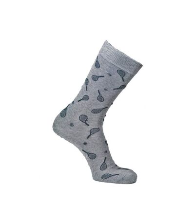 LES LIMOUSINES Chaussettes Homme Coton TENNIS Gris chiné