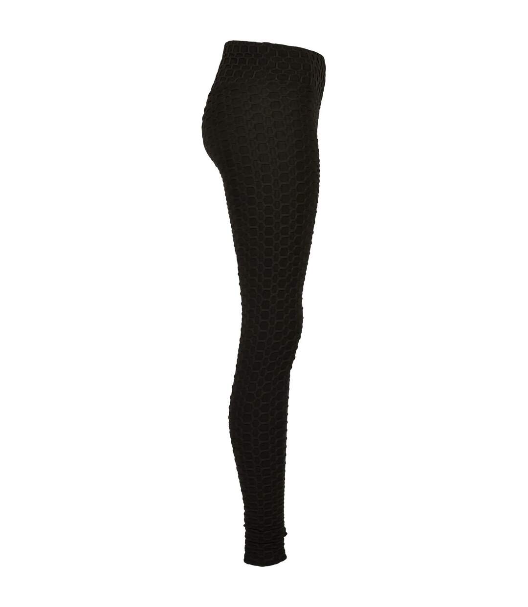 Legging Motif/style Alvéolé Femme Noir Urban Classics-4