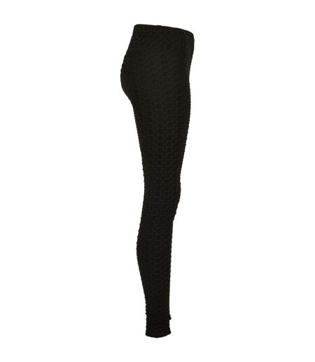 Legging Motif/style Alvéolé Femme Noir Urban Classics