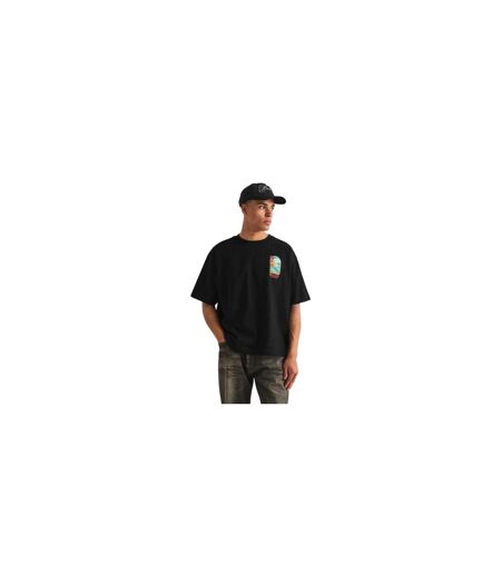 T-shirt Motif/style Imprimé Graphique St. Tropez Arch Homme Noir Belier