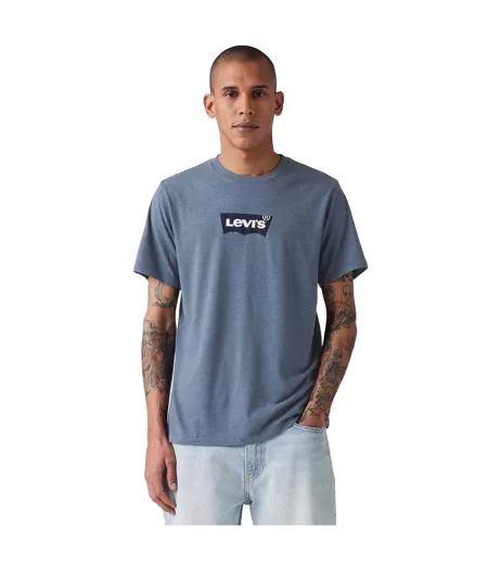 T-shirt Motif Logo Classique Homme Indigo Levis